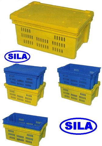 CESTAS DE PLASTICO CON O SIN TAPA