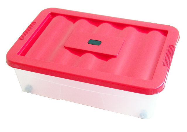 CAJA CON TAPA Y RUEDAS